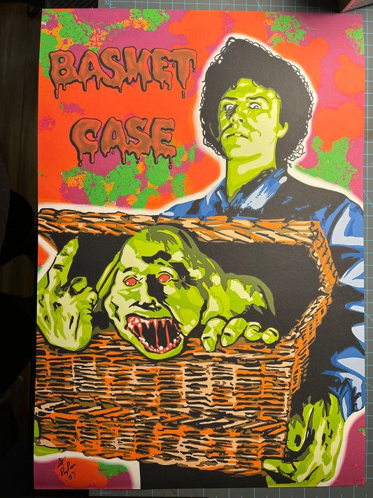 Basket Case 13in by 19in art print