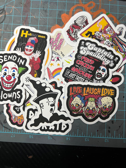 Clown sticker pack