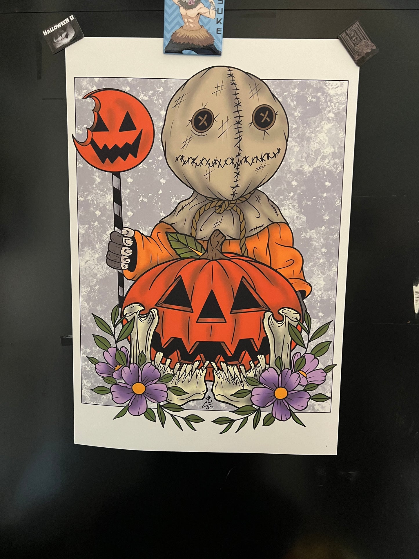 13” by 19” Sam Trick R Treat art print